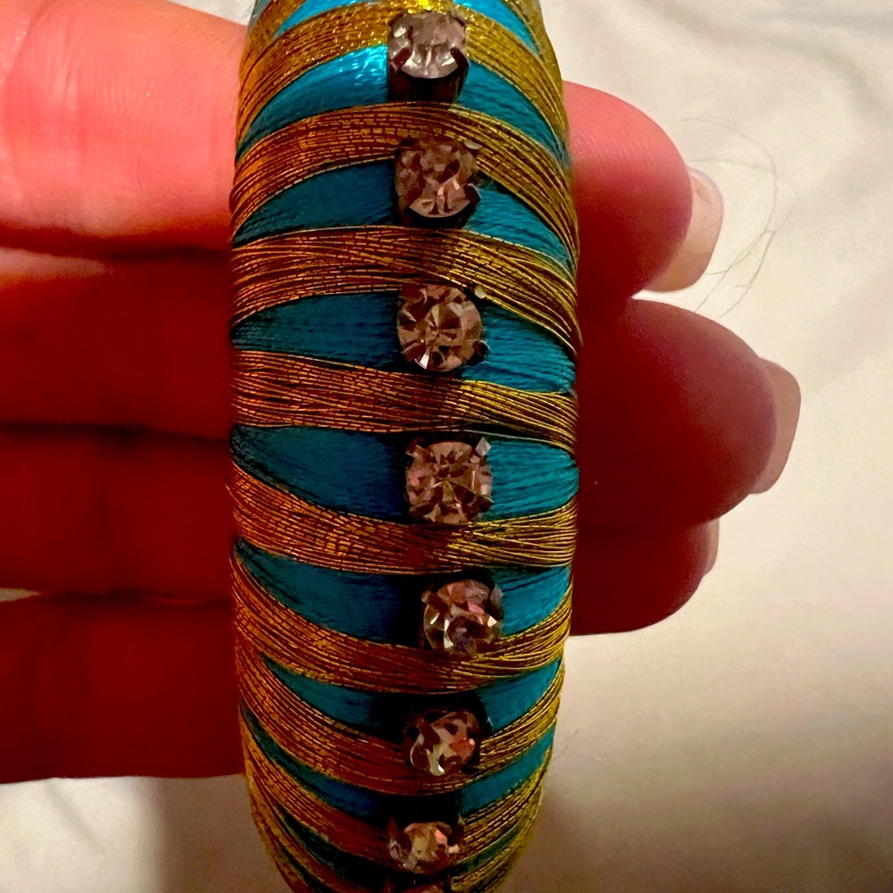 Buddha Girl‎ Rhinestone bracelet